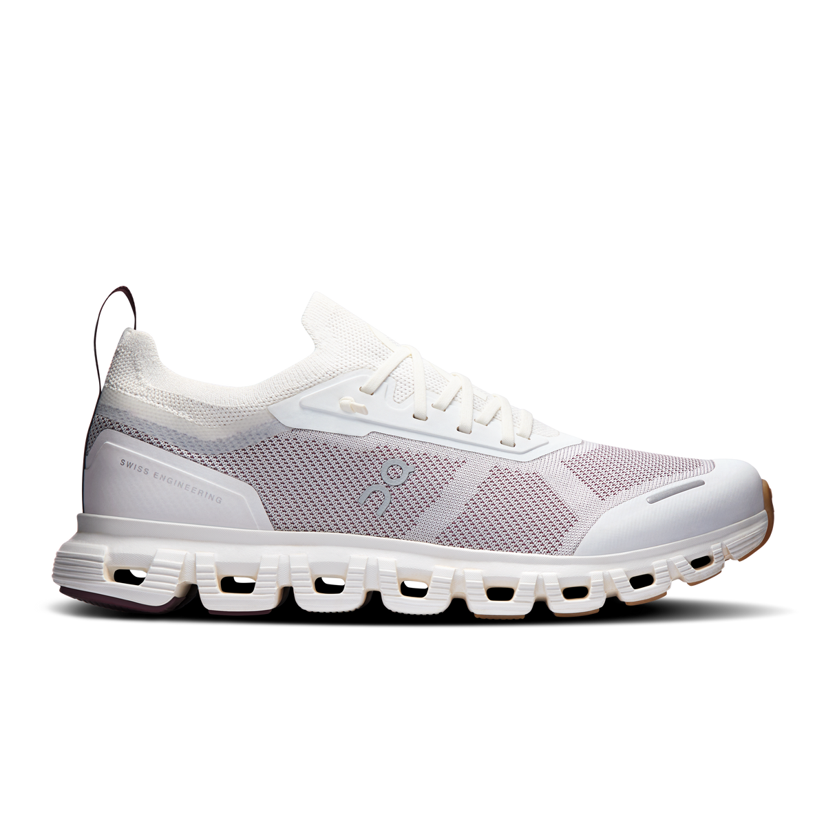 On Running Women's Cloud 6 Versa Shoes - Ice / Maroon