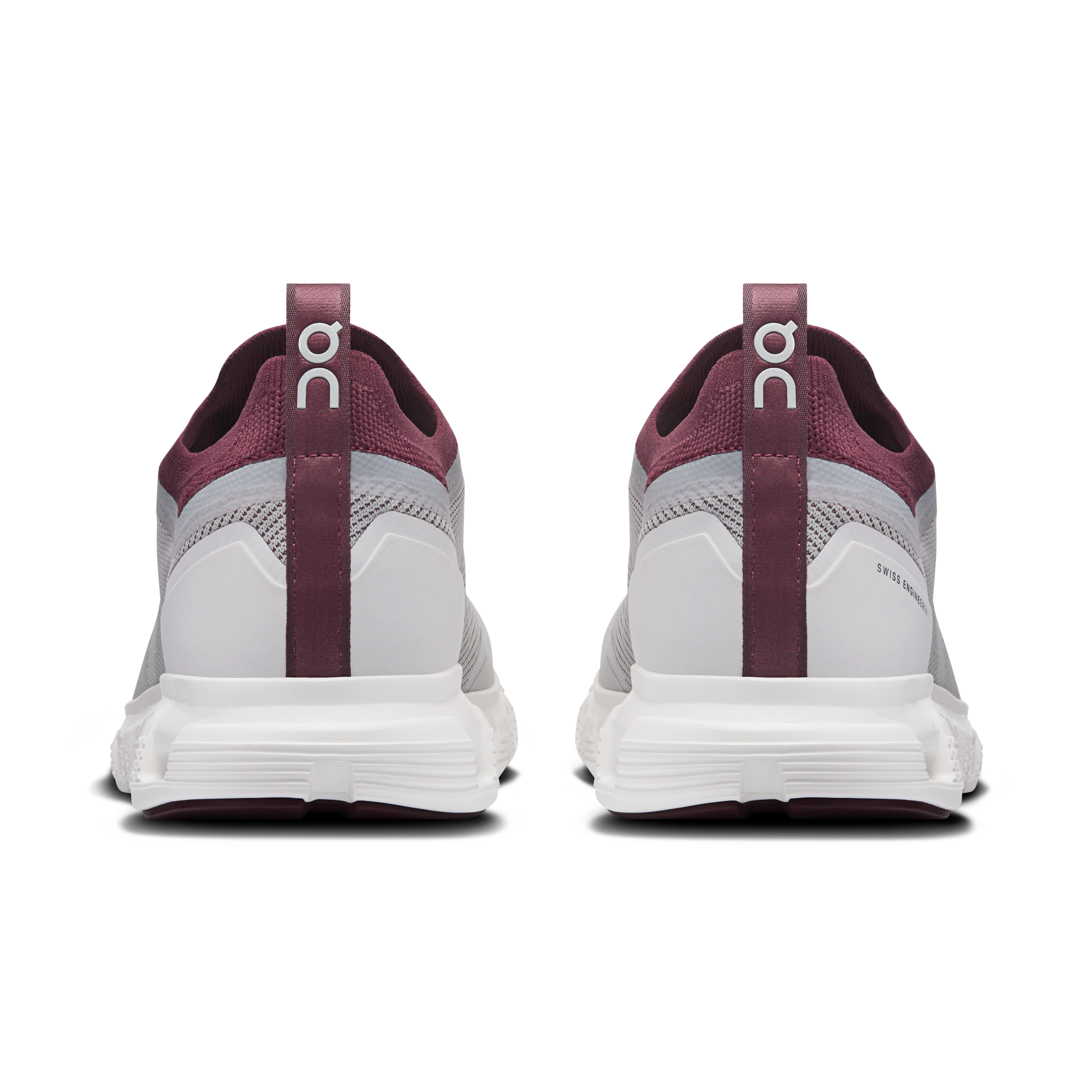 On Running Men's Cloud 6 Versa Shoes - Silver / Maroon