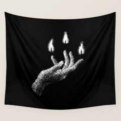 A Light in the Dark Wall Tapestry