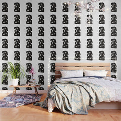 Boulder' Mid Century Modern Fun Abstract Shapes  Wallpaper