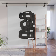 Boulder' Mid Century Modern Fun Abstract Shapes  Wall Mural