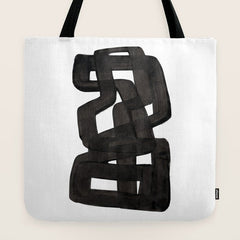 Boulder' Mid Century Modern Fun Abstract Shapes  Tote Bag