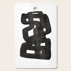 Boulder' Mid Century Modern Fun Abstract Shapes  Cutting Board