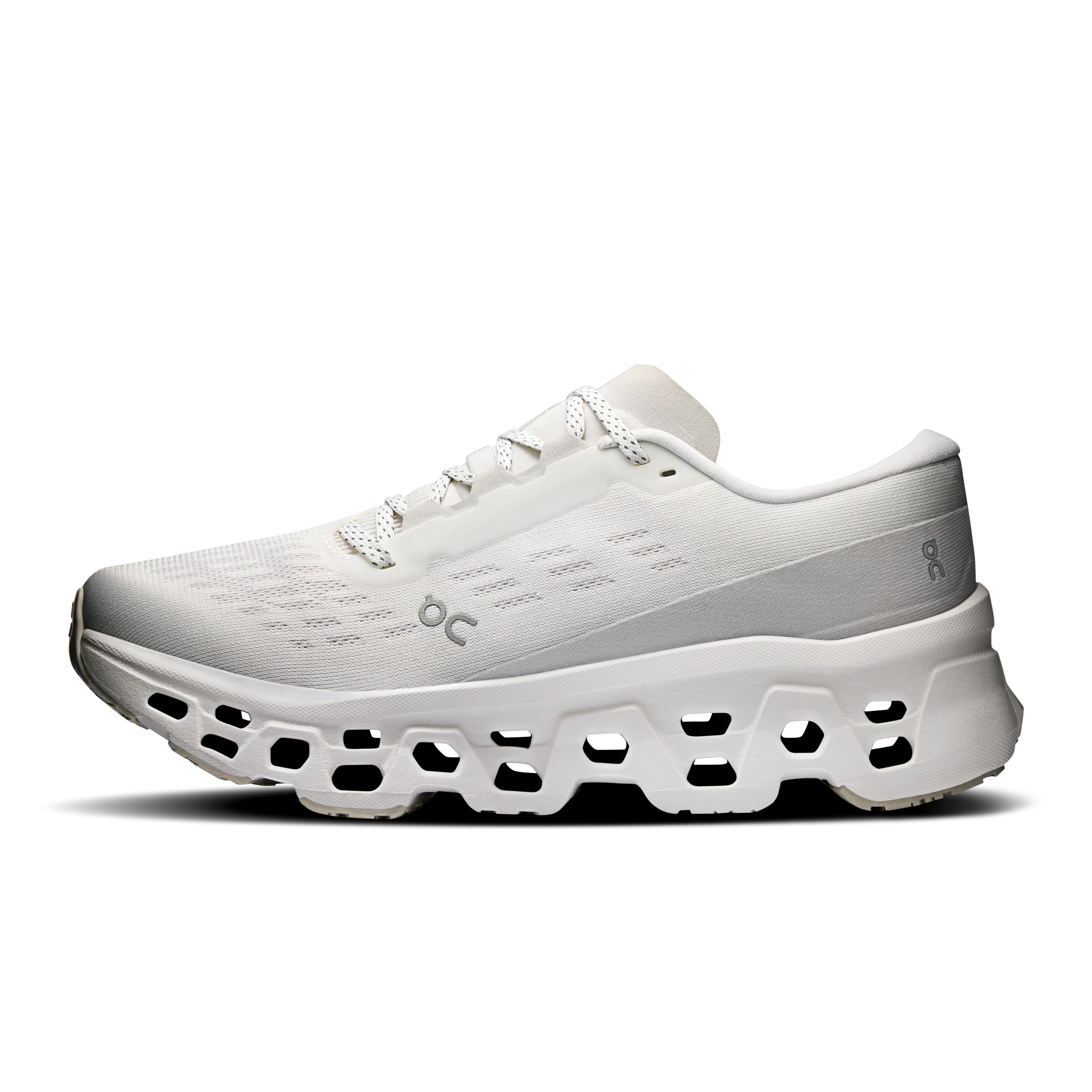 On Running Women's Cloudmonster 3 Shoes - White / Wolf
