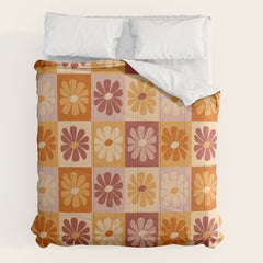 70's Daisy Bloom  Comforter