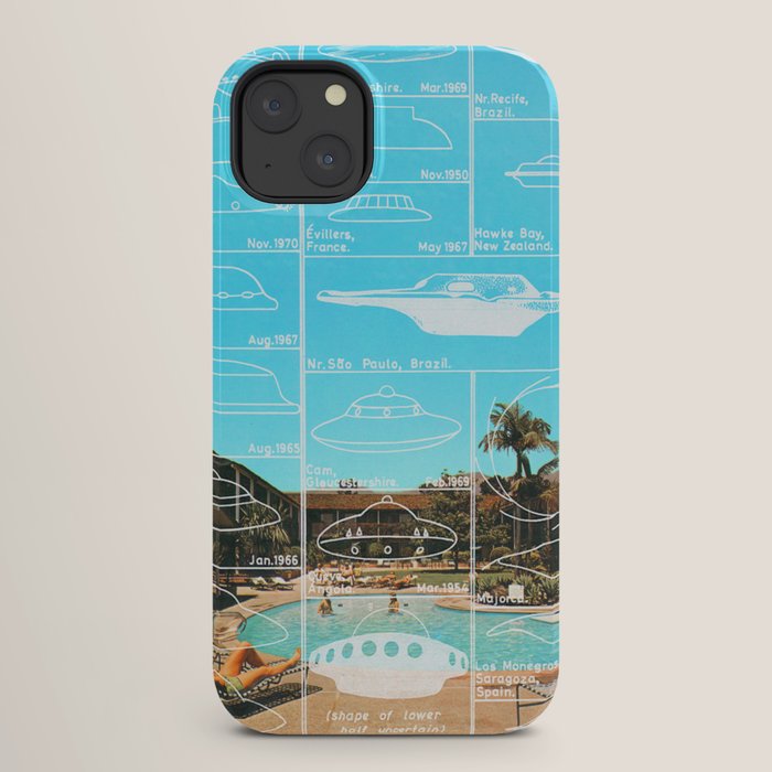 60s UFO sightings iPhone Case