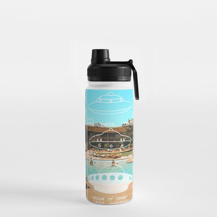 60s UFO sightings Water Bottle
