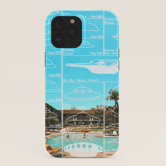 60s UFO sightings iPhone Case