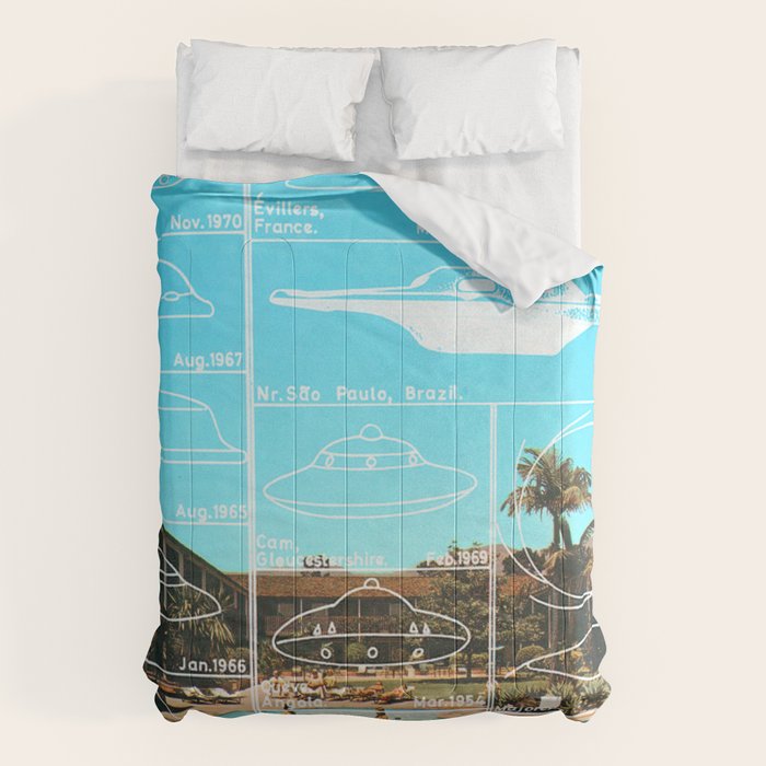 60s UFO sightings Comforter