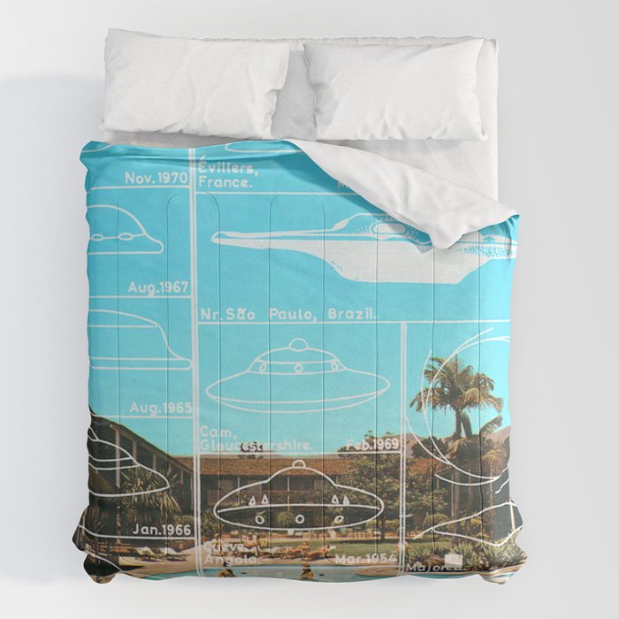 60s UFO sightings Comforter