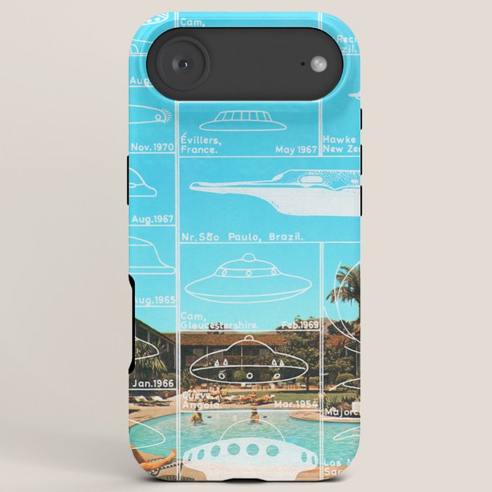 60s UFO sightings iPhone Case