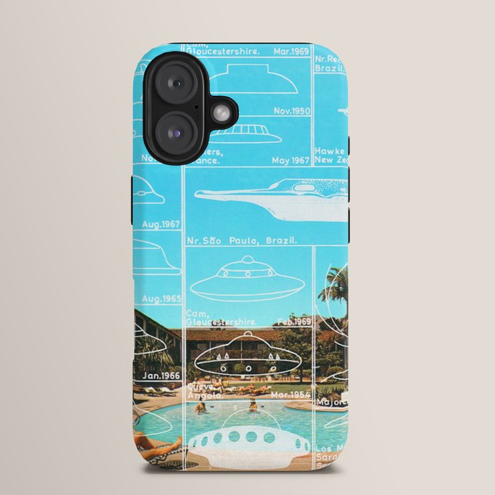 60s UFO sightings iPhone Case