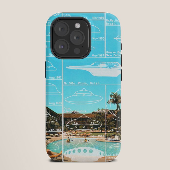 60s UFO sightings iPhone Case