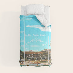 60s UFO sightings Comforter