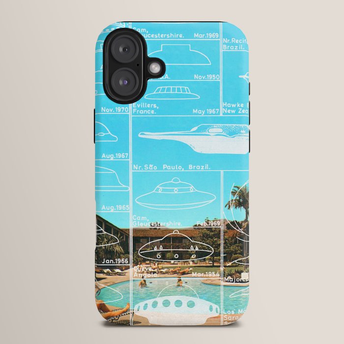 60s UFO sightings iPhone Case