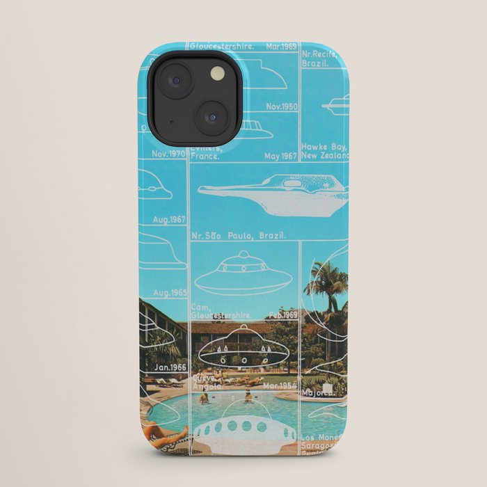 60s UFO sightings iPhone Case