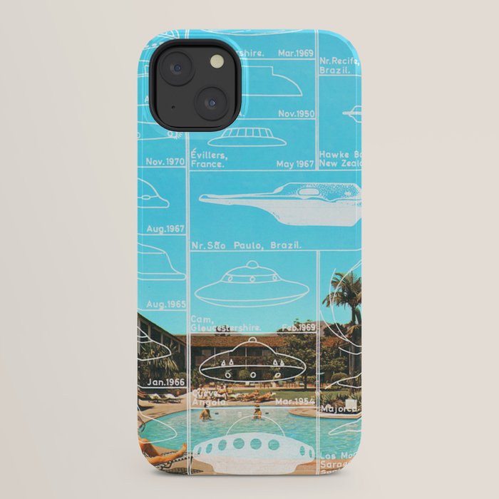 60s UFO sightings iPhone Case