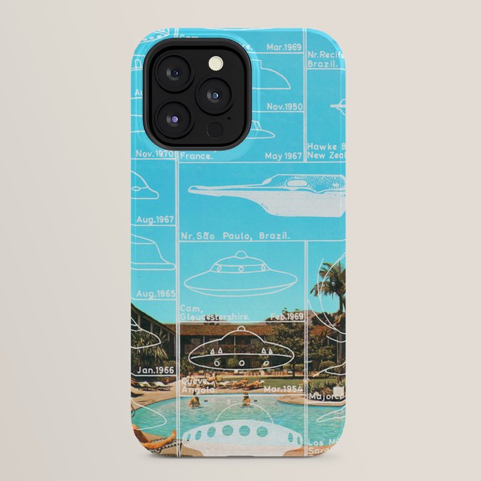 60s UFO sightings iPhone Case