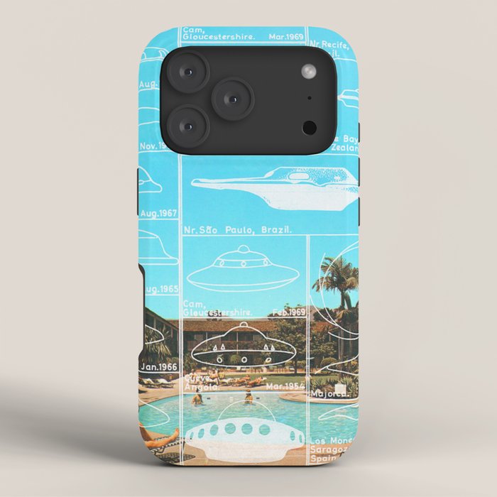 60s UFO sightings iPhone Case