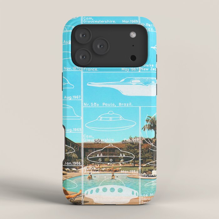 60s UFO sightings iPhone Case