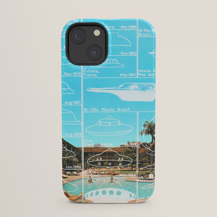 60s UFO sightings iPhone Case