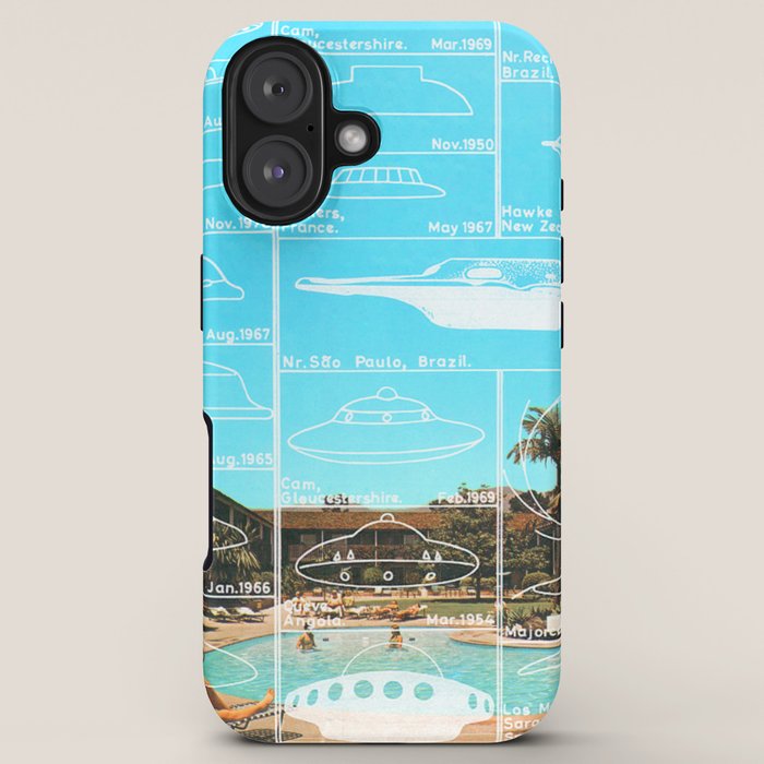 60s UFO sightings iPhone Case