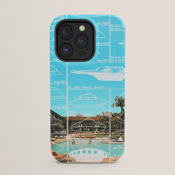 60s UFO sightings iPhone Case