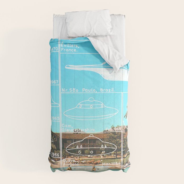 60s UFO sightings Comforter