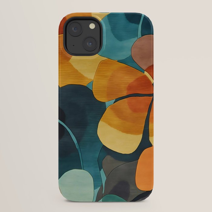 A Floral Palette of Colorful Petals iPhone Case