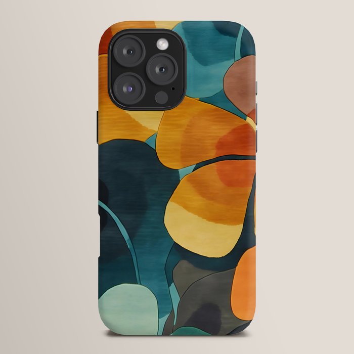 A Floral Palette of Colorful Petals iPhone Case
