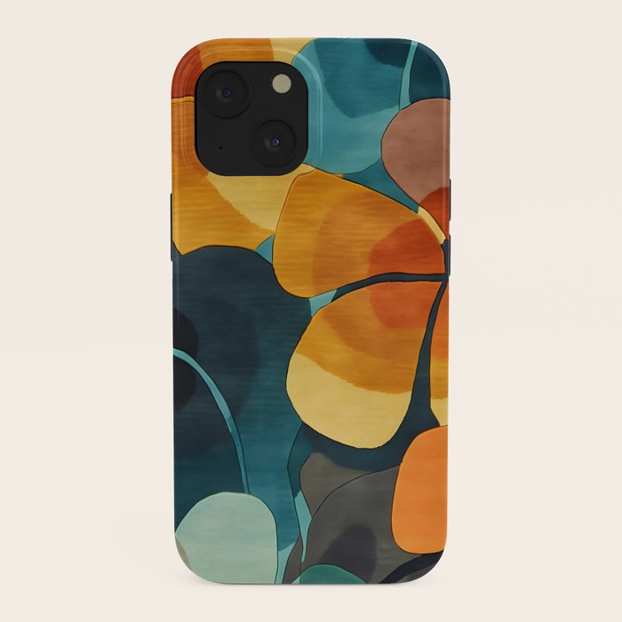 A Floral Palette of Colorful Petals iPhone Case