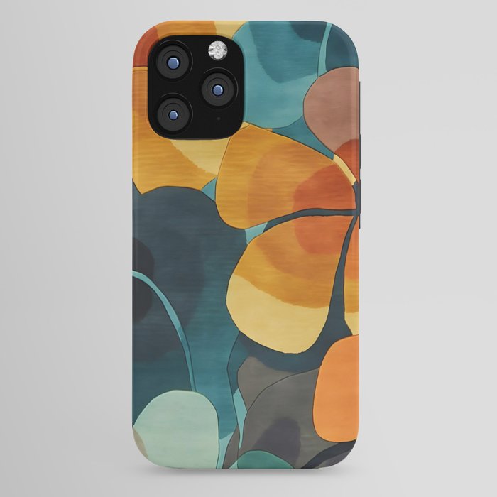 A Floral Palette of Colorful Petals iPhone Case