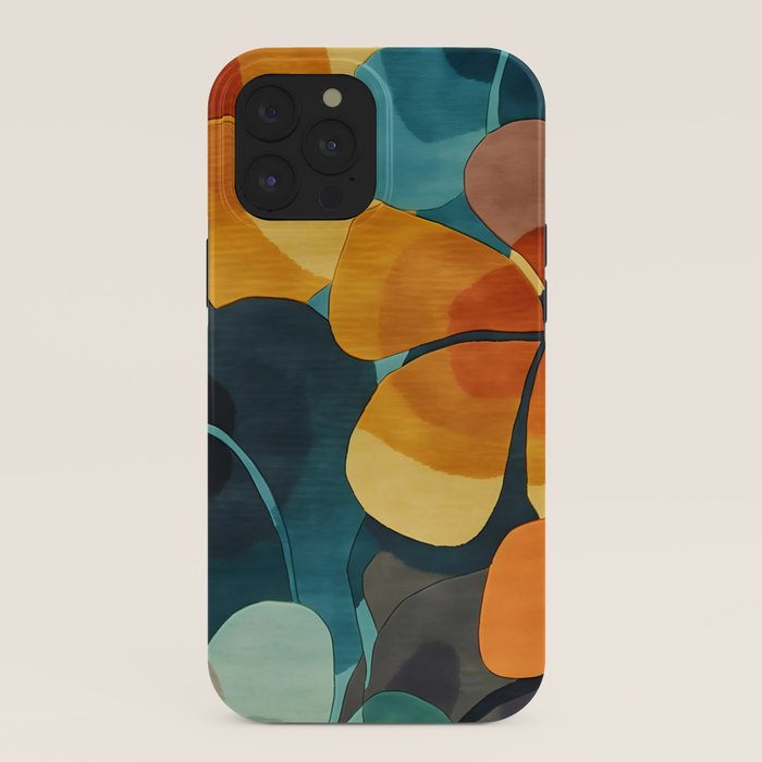 A Floral Palette of Colorful Petals iPhone Case