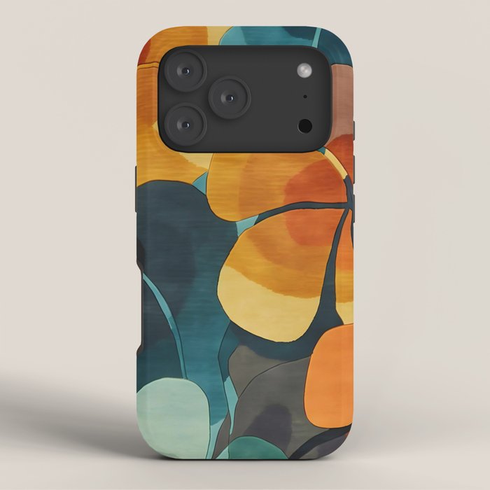 A Floral Palette of Colorful Petals iPhone Case