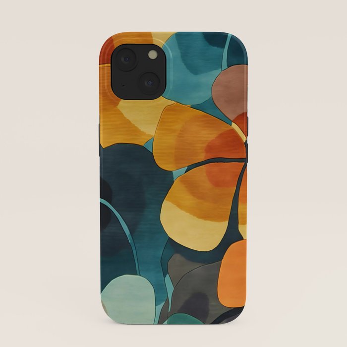 A Floral Palette of Colorful Petals iPhone Case