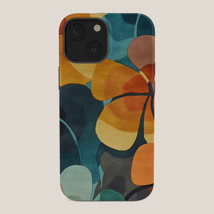 A Floral Palette of Colorful Petals iPhone Case