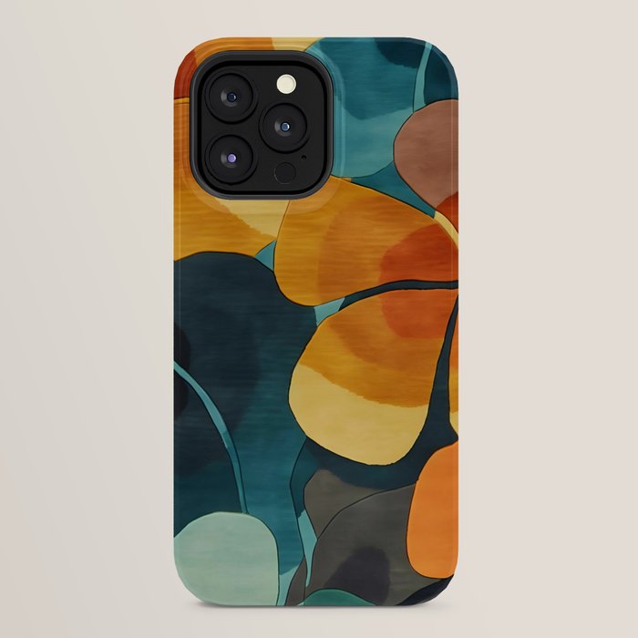 A Floral Palette of Colorful Petals iPhone Case