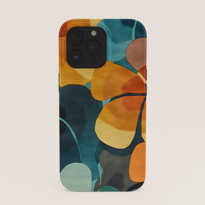 A Floral Palette of Colorful Petals iPhone Case