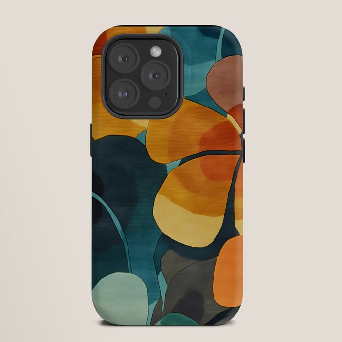 A Floral Palette of Colorful Petals iPhone Case