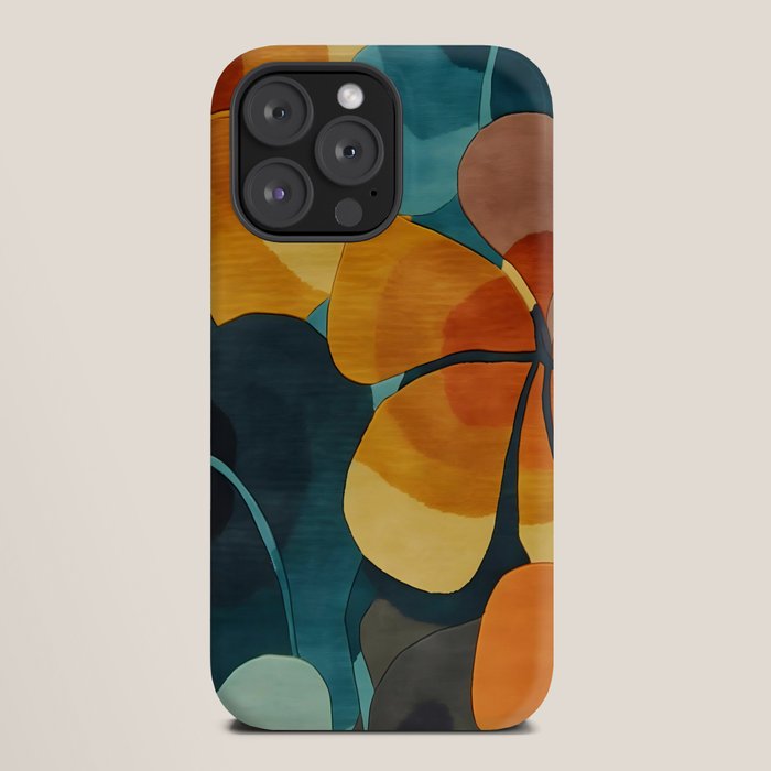 A Floral Palette of Colorful Petals iPhone Case