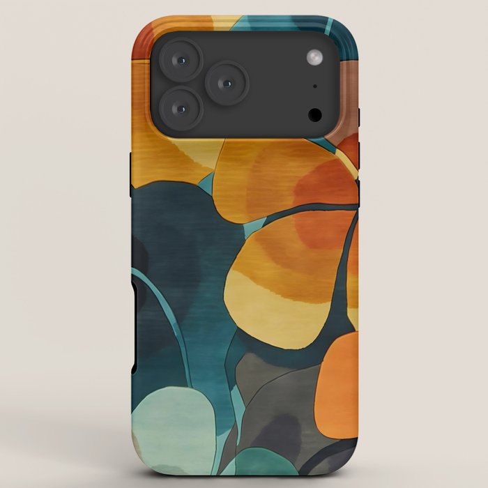A Floral Palette of Colorful Petals iPhone Case