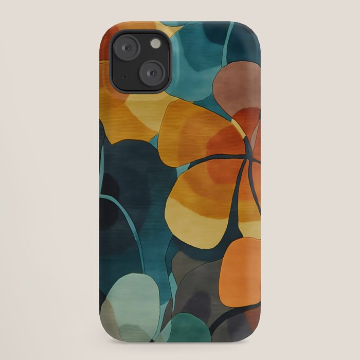 A Floral Palette of Colorful Petals iPhone Case