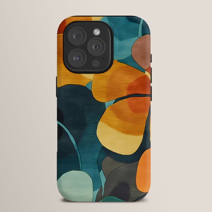 A Floral Palette of Colorful Petals iPhone Case
