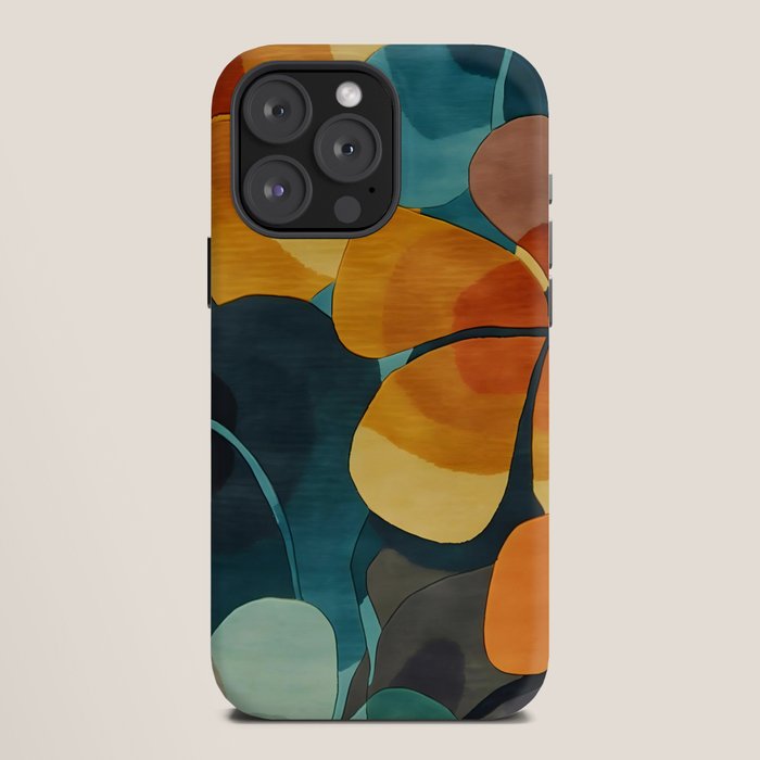 A Floral Palette of Colorful Petals iPhone Case