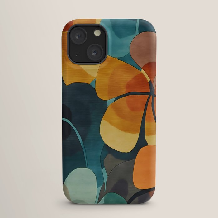 A Floral Palette of Colorful Petals iPhone Case