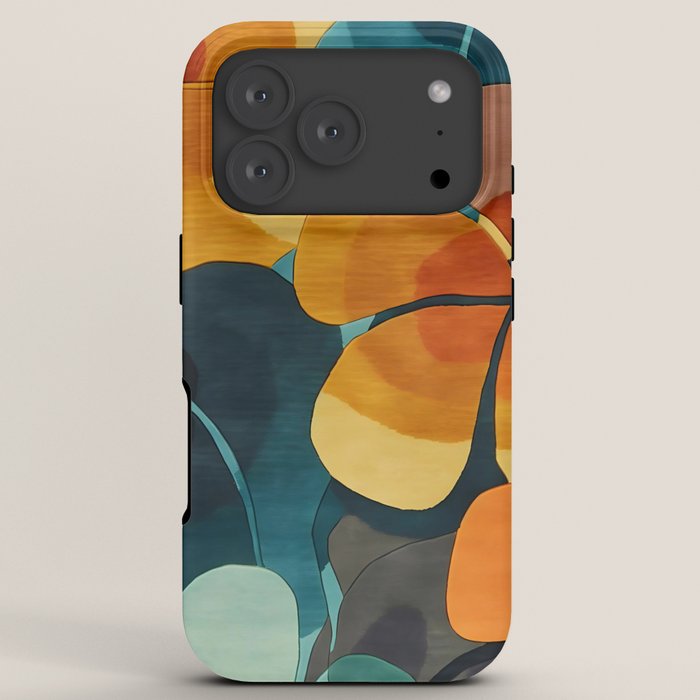 A Floral Palette of Colorful Petals iPhone Case
