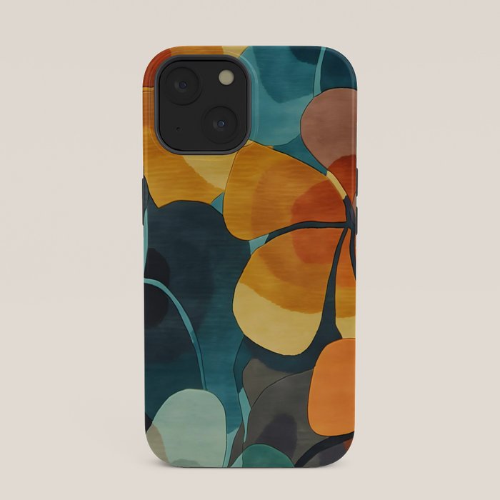 A Floral Palette of Colorful Petals iPhone Case