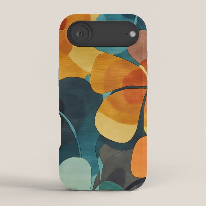A Floral Palette of Colorful Petals iPhone Case