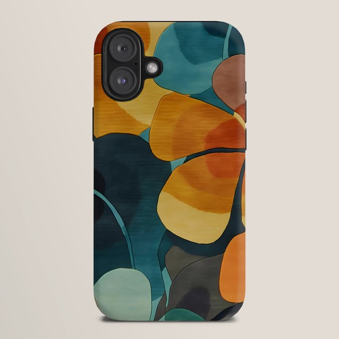 A Floral Palette of Colorful Petals iPhone Case