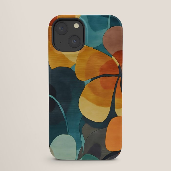 A Floral Palette of Colorful Petals iPhone Case
